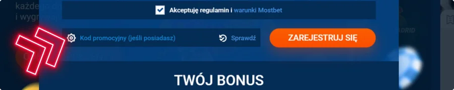 Mostbet kod promocyjny